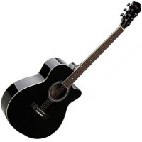 Firefeel S021C BK Akustična Western Cutaway Gitara 